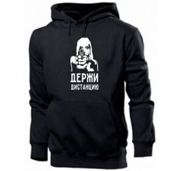 Мужское худи Девушка с пистолетом