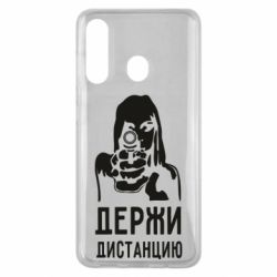 Чехол для Samsung M40 Девушка с пистолетом - PrintSalon