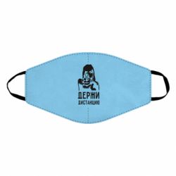 Маска многоразовая Девушка с пистолетом - PrintSalon