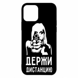 Чехол для iPhone 12 Pro Девушка с пистолетом - PrintSalon