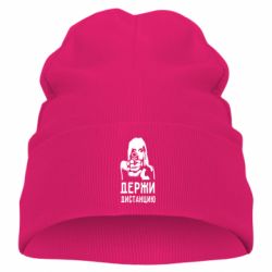Детская шапка Девушка с пистолетом - PrintSalon