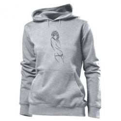 Женское худи Девушка - PrintSalon