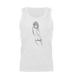 Мужская майка Девушка - PrintSalon