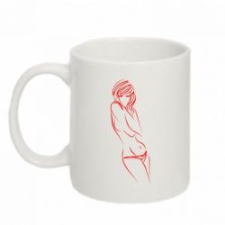 Чашка 320ml Девушка-PrintSalon Чашка 320ml Девушка