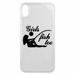 Чехол для iPhone Xs Max Девушки тоже рыбачат - PrintSalon