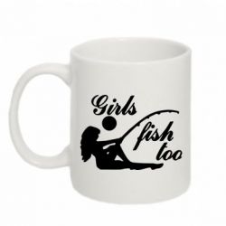 Чашка 320ml Девушки тоже рыбачат