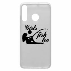 Чехол для Huawei P30 Lite Девушки тоже рыбачат - PrintSalon