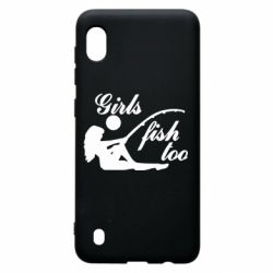 Чехол для Samsung A10 Девушки тоже рыбачат - PrintSalon