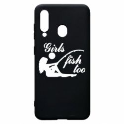 Чехол для Samsung A60 Девушки тоже рыбачат - PrintSalon