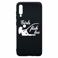 Чехол для Samsung A70 Девушки тоже рыбачат - PrintSalon