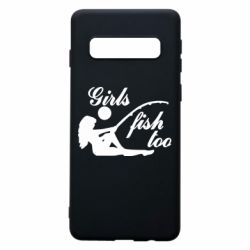 Чехол для Samsung S10 Девушки тоже рыбачат - PrintSalon