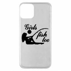 Чехол для iPhone 11 Девушки тоже рыбачат - PrintSalon