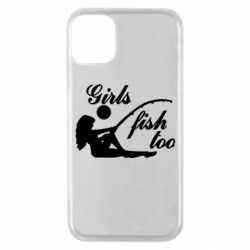 Чехол для iPhone 11 Pro Девушки тоже рыбачат - PrintSalon