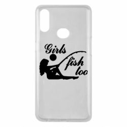 Чехол для Samsung A10s Девушки тоже рыбачат - PrintSalon