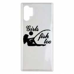 Чехол для Samsung Note 10 Plus Девушки тоже рыбачат - PrintSalon