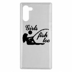Чехол для Samsung Note 10 Девушки тоже рыбачат - PrintSalon