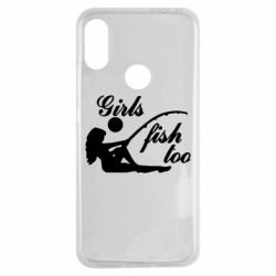 Чехол для Xiaomi Redmi Note 7 Девушки тоже рыбачат - PrintSalon