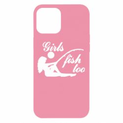 Чехол для iPhone 12 Pro Max Девушки тоже рыбачат - PrintSalon