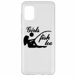 Чехол для Samsung A31 Девушки тоже рыбачат - PrintSalon