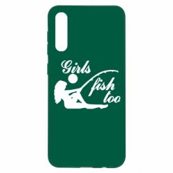 Чехол для Samsung A50 Девушки тоже рыбачат - PrintSalon