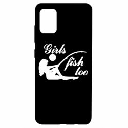 Чехол для Samsung A51 Девушки тоже рыбачат - PrintSalon