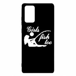 Чехол для Samsung Note 20 Девушки тоже рыбачат - PrintSalon