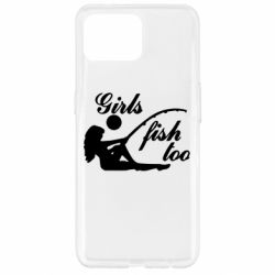 Чехол для Oppo Reno 4 Lite Девушки тоже рыбачат - PrintSalon