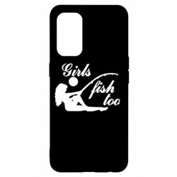 Чехол для Oppo Reno 5 4G Девушки тоже рыбачат - PrintSalon