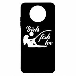 Чехол для Xiaomi Redmi Note 9 5G/Redmi Note 9T Девушки тоже рыбачат - PrintSalon