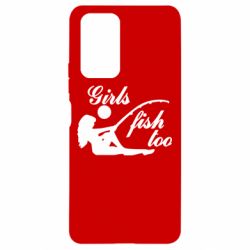 Чехол для Xiaomi Redmi Note 10 Pro Девушки тоже рыбачат - PrintSalon