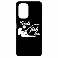 Чехол для Xiaomi Poco F3/K40 Девушки тоже рыбачат - PrintSalon