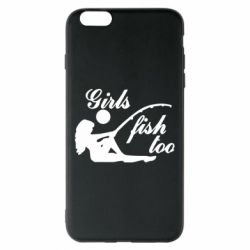 Чехол для iPhone 6 Plus/6S Plus Девушки тоже рыбачат - PrintSalon