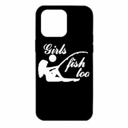 Чехол для iPhone 14 Pro Max Девушки тоже рыбачат - PrintSalon