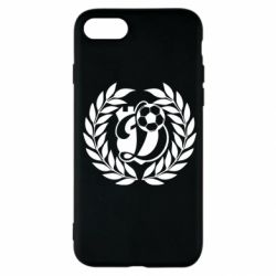 Чохол для iPhone SE 2022 Динамо Київ: м'яч, колоски лого