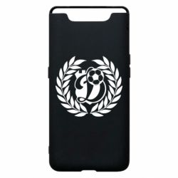 Чехол для Samsung A80 Динамо Киев: мяч, колоски лого