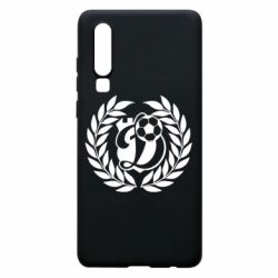 Чехол для Huawei P30 Динамо Киев: мяч, колоски лого