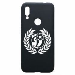 Чехол для Xiaomi Redmi 7 Динамо Киев: мяч, колоски лого