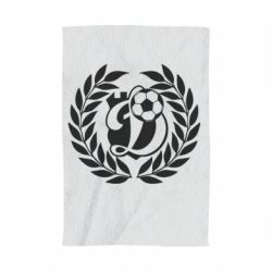 Полотенце с принтом Динамо Киев: мяч, колоски лого