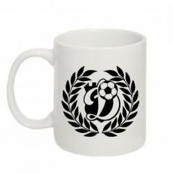 Чашка 320ml Динамо Київ: м'яч, колоски лого - PrintSalon