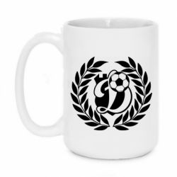 Чашка 420ml Динамо Киев: мяч, колоски лого