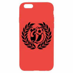 Чехол для iPhone 6/6S Динамо Киев: мяч, колоски лого