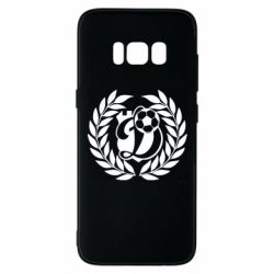 Чехол для Samsung S8 Динамо Киев: мяч, колоски лого