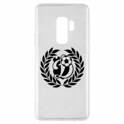 Чохол для Samsung S9+ Динамо Київ: м'яч, колоски лого