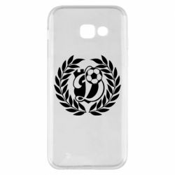 Чехол для Samsung A5 2017 Динамо Киев: мяч, колоски лого