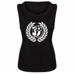 Женская майка Динамо Киев: мяч, колоски лого