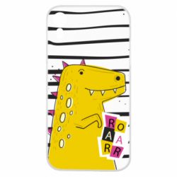 Чохол для iPhone XR Dinosaur and stripes - PrintSalon