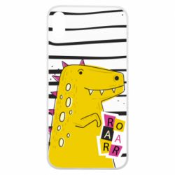 Чохол для iPhone Xs Max Dinosaur and stripes - PrintSalon