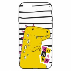 Чохол для iPhone 6/6S Dinosaur and stripes - PrintSalon