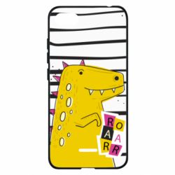Чохол для Xiaomi Redmi 6A Dinosaur and stripes - PrintSalon