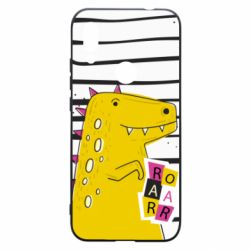 Чохол для Xiaomi Redmi 7 Dinosaur and stripes - PrintSalon